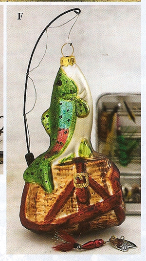 Illustration for article titled 9 More Weird Christmas Ornaments From Bronner's